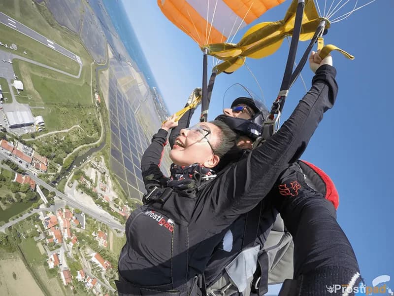 Tandemski skok - užitek ob vožnji padala
