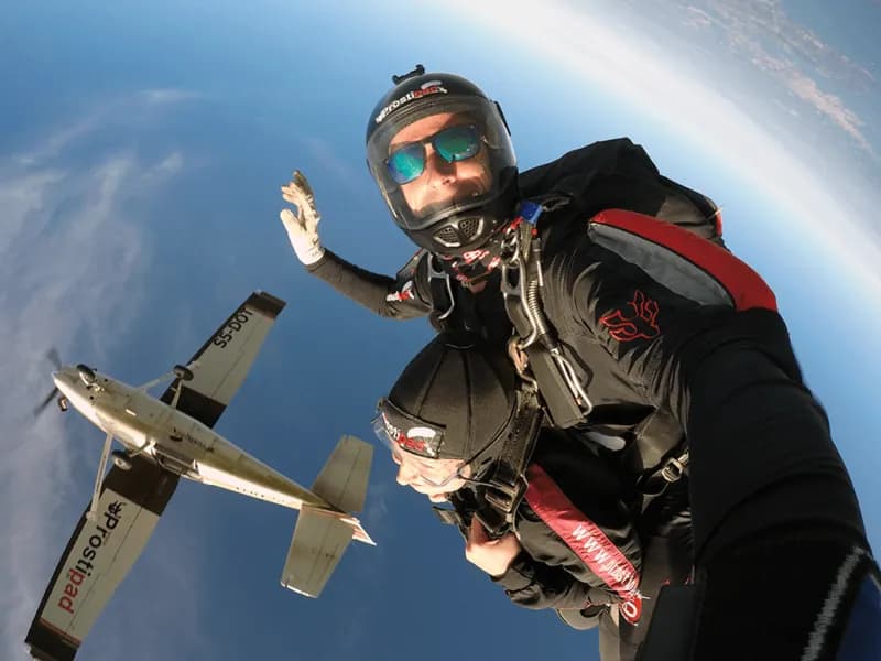 Najboljši občutki ob skoku s padalom