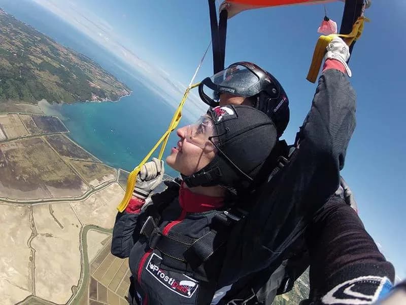 Tandemski skok nad Portorožem