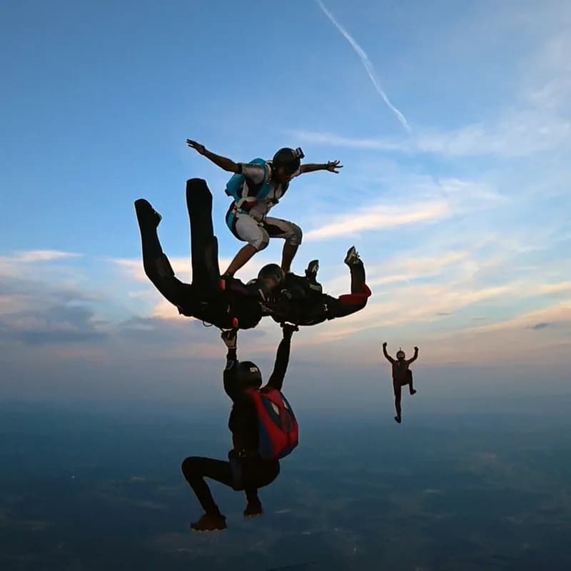 Skok s padalom - letenje - 100% zabava