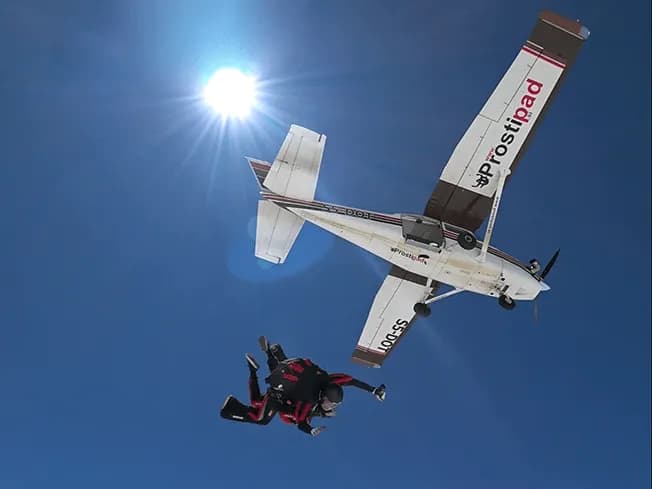 Odskok z letala - Robert Roškar