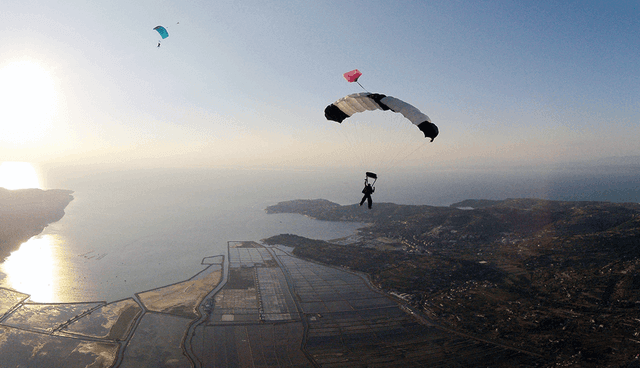 jadranje s padalom