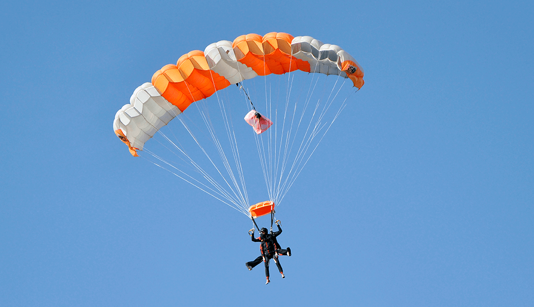 skok s padalom v tandemu